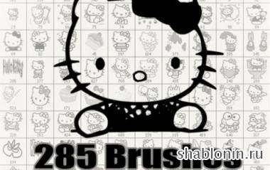 Кисти для photoshop - Hello Kitty Кисти для photoshop - Hello Kitty