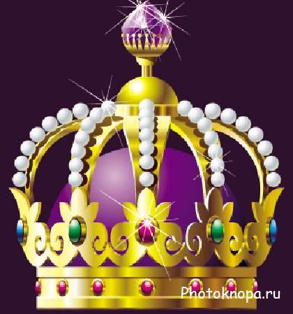 Царские и королевские золотые короны в векторе Царские и королевские золотые короны в векторе