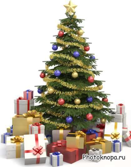 Клипарт елки новогодние 3D / New Year Trees Клипарт елки новогодние 3D / New Year Trees