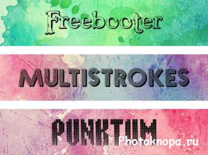 Объемные 3D Шрифты / 3D Fonts Объемные 3D Шрифты / 3D Fonts