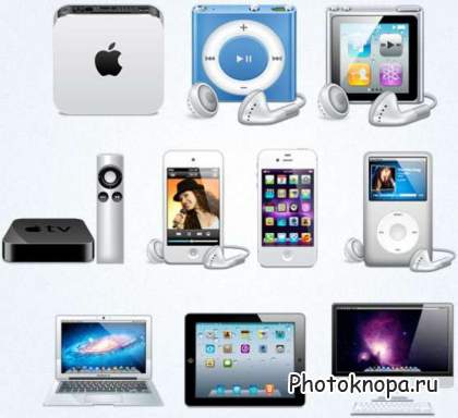 Иконки Apple в векторе Иконки Apple в векторе