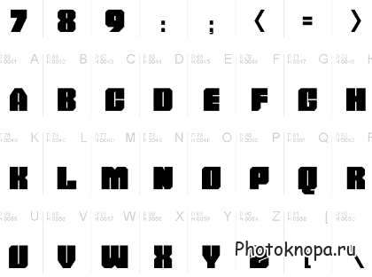 Толстые и жирные шрифты для фотошопа Толстые и жирные шрифты для фотошопа