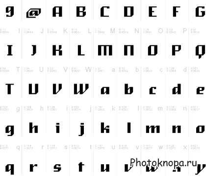 Толстые и жирные шрифты для фотошопа Толстые и жирные шрифты для фотошопа