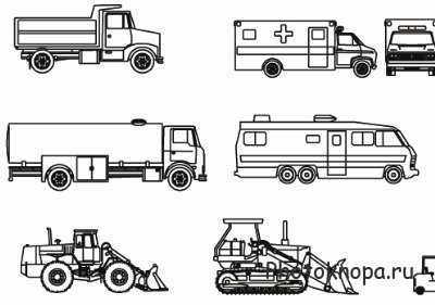 Векторный транспорт (автомобили, автобусы, самолеты) Векторный транспорт (автомобили, автобусы, самолеты)