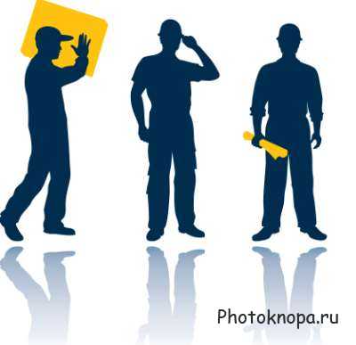 Склады с товаром и роботники склада в векторе Склады с товаром и роботники склада в векторе
