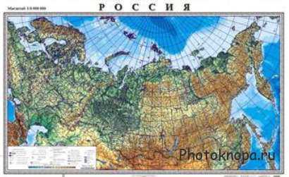Карта России в векторе