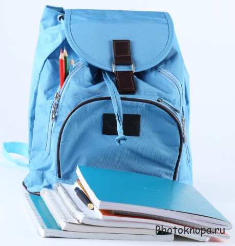 Школьный рюкзак, портфель - растровый клипарт