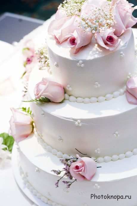 Свадебный торт - клипарт
