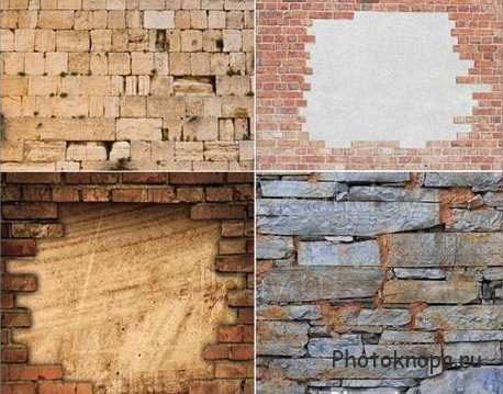 Кирпичная стена - фоны, текстуры для фотошопа