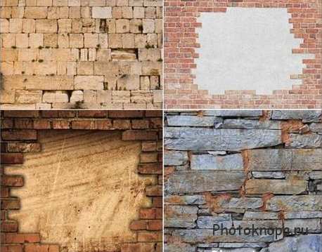 Кирпичная стена - фоны, текстуры для фотошопа Кирпичная стена - фоны, текстуры для фотошопа
