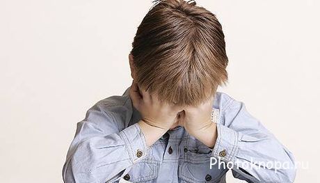 Дети делают домашнее задание - растровый клипарт Дети делают домашнее задание - растровый клипарт