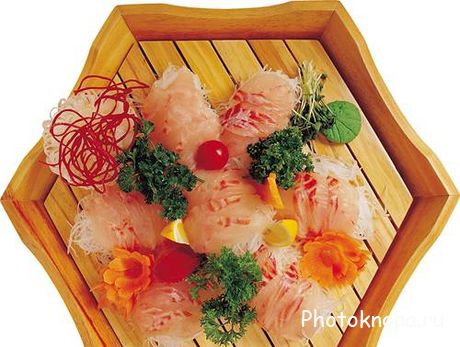 Восточная рыбная кухня (суши, роллы) - растровый клипарт Восточная рыбная кухня (суши, роллы) - растровый клипарт