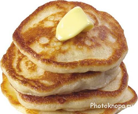 Русские блины с красной икрой и оладьи - растровый клипарт Русские блины с красной икрой и оладьи - растровый клипарт