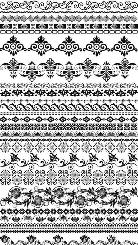 Кисти для Photoshop декоративные бордюры - Decorative Border Кисти для Photoshop декоративные бордюры - Decorative Border