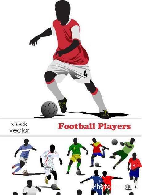 Футболисты в векторе - Football players Футболисты в векторе - Football players