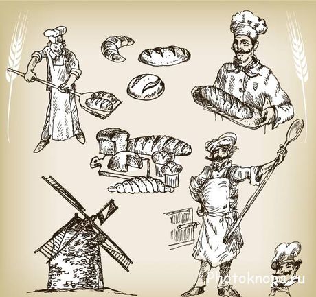 Пекарня векторный клипарт - Bakery vector Пекарня векторный клипарт - Bakery vector