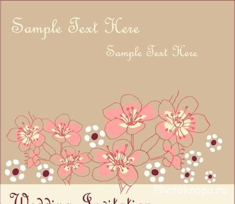 Свадебные приглашения в векторе - Wedding invitation Свадебные приглашения в векторе - Wedding invitation