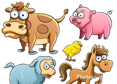 Сборник забавных животных в векторе - Animals vector Сборник забавных животных в векторе - Animals vector