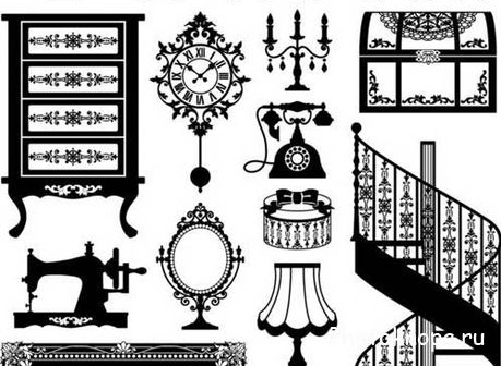 Кисти для фотошопа мебель, интерьер - Interior Brushes Кисти для фотошопа мебель, интерьер - Interior Brushes