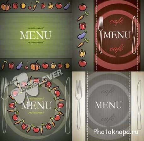 Меню в векторе - Menu Меню в векторе - Menu