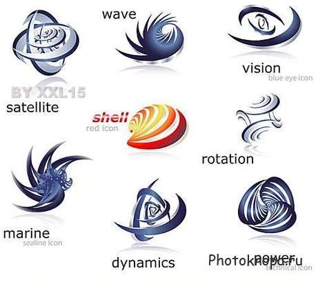 Логотипы векторные иконки