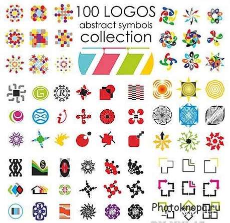 Абстрактные символы векторные иконки - Abstract icons Абстрактные символы векторные иконки - Abstract icons