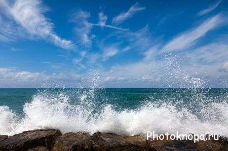 Море, волны и морской шторм - растровый клипарт Море, волны и морской шторм - растровый клипарт