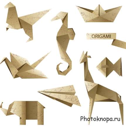    - origami vector