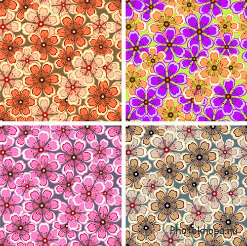     - Flower background vector