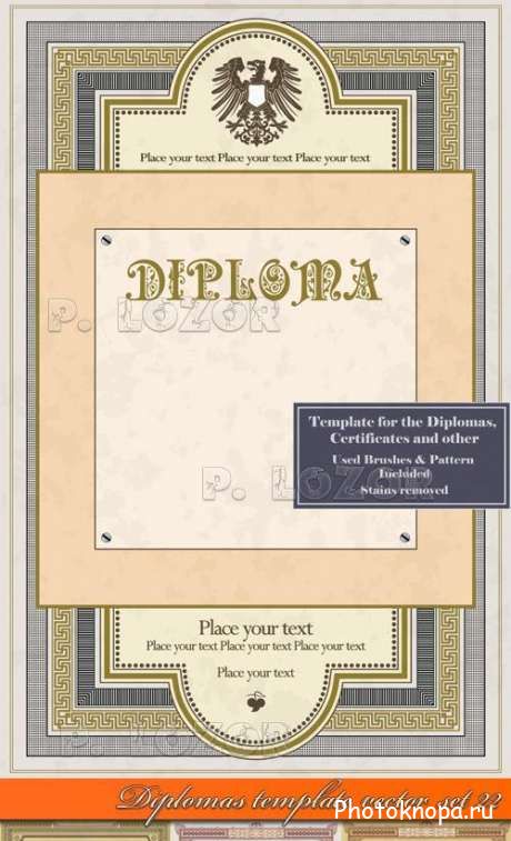    - Diploma Vector