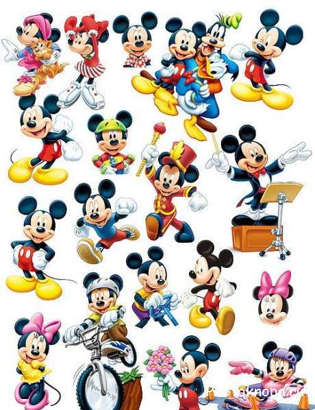 Мышонок Микки Маус / Mickey Mouse - PSD картинки для фотошопа Мышонок Микки Маус / Mickey Mouse - PSD картинки для фотошопа
