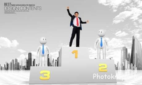Пьедестал почета - PSD шаблон для фотошопа Пьедестал почета - PSD шаблон для фотошопа