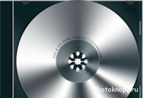 CD диск в пластиковой коробке - PSD шаблон для фотошопа CD диск в пластиковой коробке - PSD шаблон для фотошопа