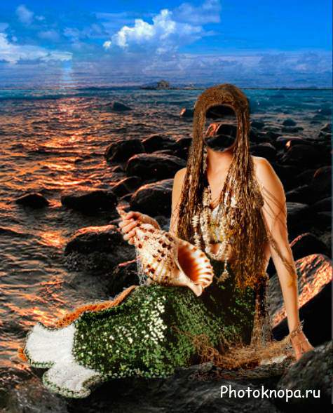 Шаблоны для photoshop - Русалки Шаблоны для photoshop - Русалки