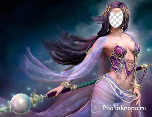 Шаблон для фотошоп - Сказочная принцесса Шаблон для фотошоп - Сказочная принцесса