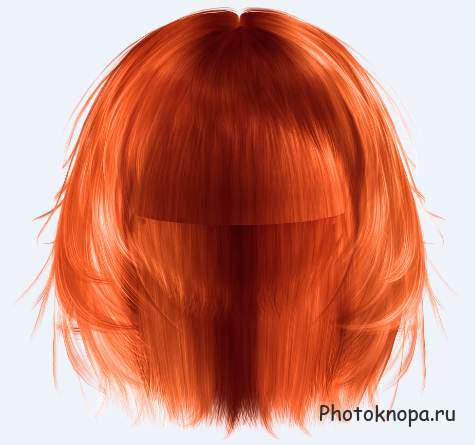 Шаблон для Photoshop - Женские парики и прически Шаблон для Photoshop - Женские парики и прически