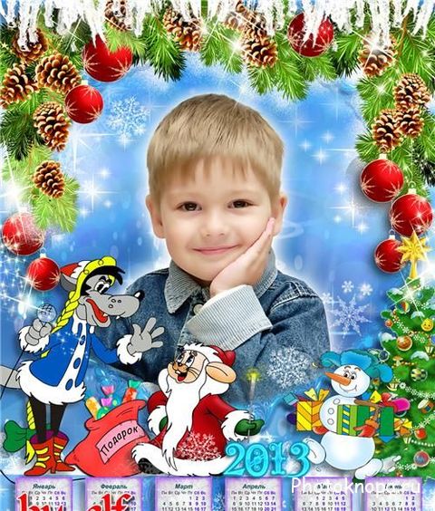 Детский календарь на Новый год с мультфильма Ну погоди на 2013 год Детский календарь на Новый год с мультфильма Ну погоди на 2013 год