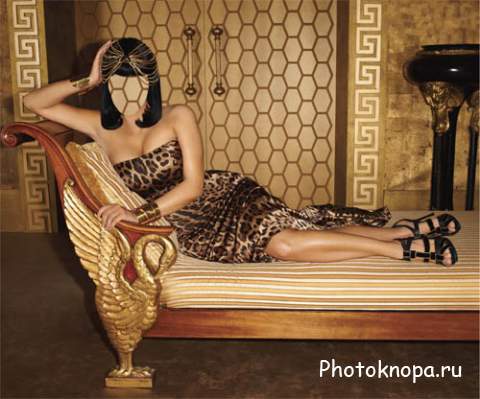 Шаблон женский - Египетская фотосессия