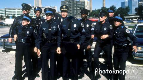 Мужской шаблон - Веселая полицейская команда