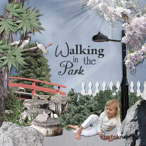 Скрап-комплект - Прогулка в парке 