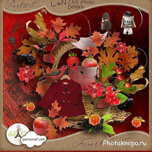 Осенний скрап-комплект - Лесные ягоды часть 5 