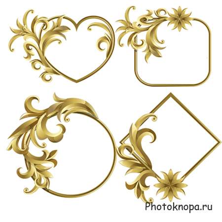 Клипарт – Рамочки с узорами Клипарт – Рамочки с узорами