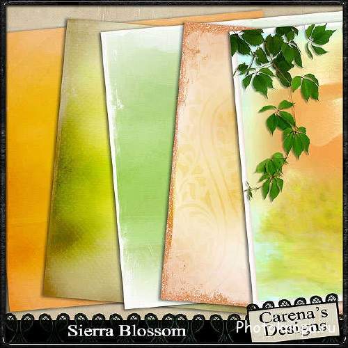 Небольшой скрап-набор - Sierra Blossom Небольшой скрап-набор - Sierra Blossom