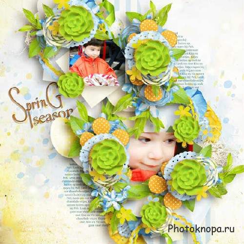 Миниатюрный скрап-наборчик - Spring I miss you Миниатюрный скрап-наборчик - Spring I miss you