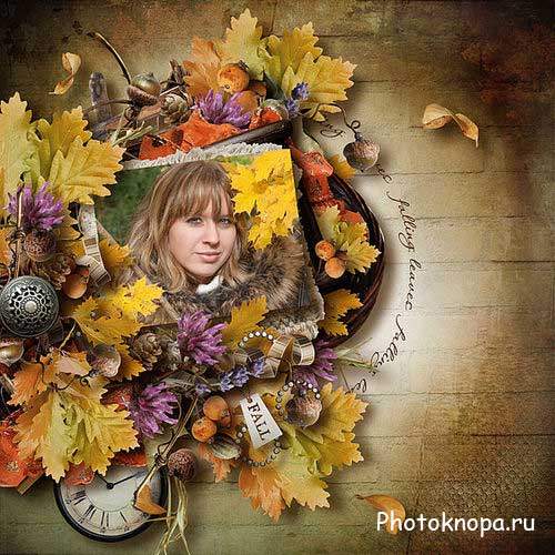 Осенний скрап-комплект - Падающие листья 