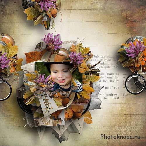 Осенний скрап-комплект - Падающие листья 