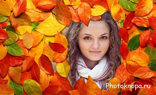 Рамка для фотографии - Осенние листочки Рамка для фотографии - Осенние листочки