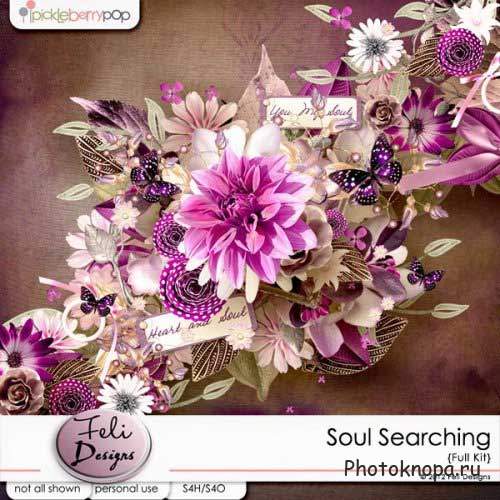 Цветочная скрап-комплект - Soul Searching Цветочная скрап-комплект - Soul Searching