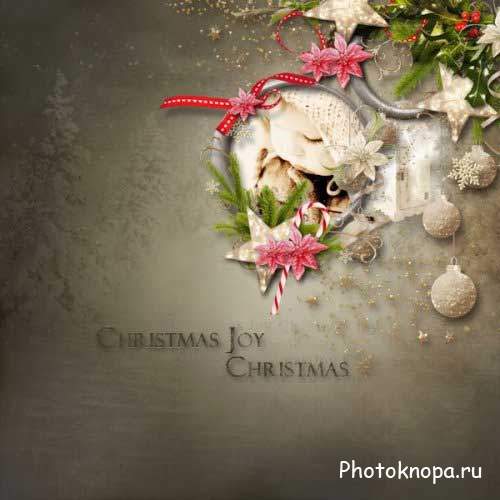 Рождественский скрап-набор - Рождественская радость 