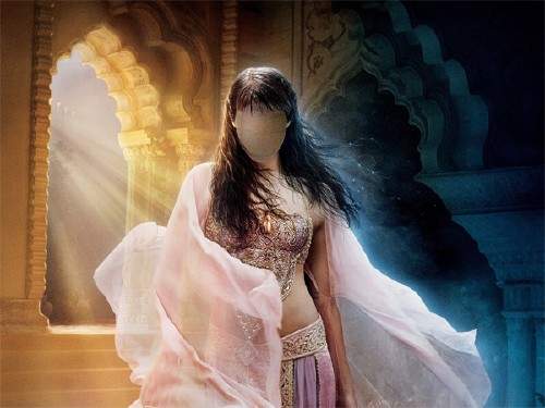 Шаблон для Photoshop - Красавица востока Шаблон для Photoshop - Красавица востока